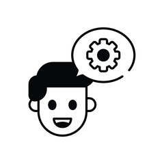 Competence Development Vector icon