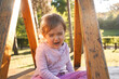 © Jelena - Little girl crying on the playground in the playground