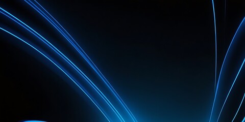 Wall Mural - blue line black background,Abstract blue black background,3