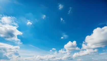 Aufkleber - blue sky and clouds with copy space