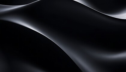 Wall Mural - abstract background silver and black wave background,elegant, luxury, shiny, silver, abstract, black