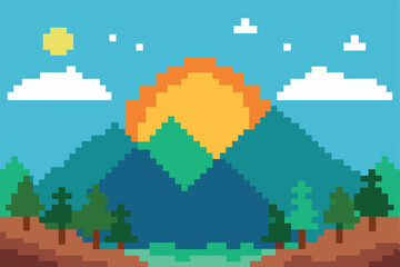 Naklejka na meble vector illustration of a city