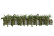 © omkuhh - Long planter box filled with hanging greenery