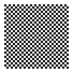 Black and white checker pattern vector illustration. geometric square shape, race or rally flag and mosaic floor tiles. chess board game background