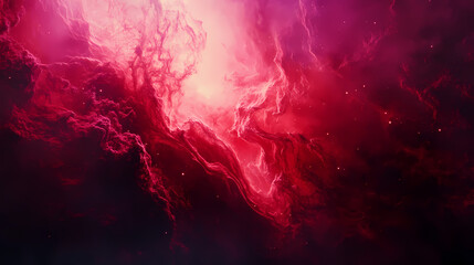 Wall Mural - dramatic visualisation of powerful swirling cosmic energy explosion in vivid colorful galaxy nebula 