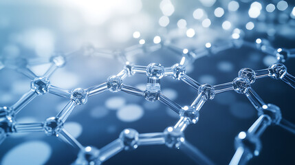 Wall Mural - a high tech ai driven smart materials research center, scientists developing self-healing polymers a