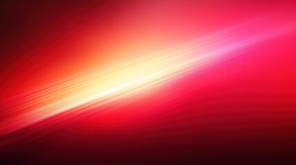 Poster - Abstract Red Light Streaks with Glowing Effect on Dark Backdrop Creates Dynamic and Vibrant Energy Perfect for Modern Design and Futuristic Style