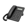 © JuananSH - Black office telephone isolated on transparent background