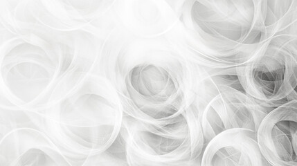 Wall Mural - white rings abstract pattern for web template background, grey abstract background with white circle