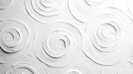 Wall Mural - white rings abstract pattern for web template background, grey abstract background with white circle