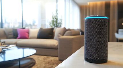 Wall Mural - an ai powered voice controlled personal assistant, managing daily tasks and schedules with natural l