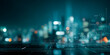 © Mirivox - Abstract teal city lights background with digital interface overlay, showcasing technological advancement and modern urban life, ideal for tech or futuristic concepts