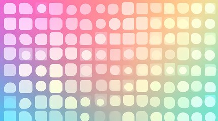 pastel rainbow geometric pattern background.