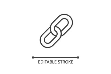 Fototapete - Link connection icon representing unity and communication in design for digital interfaces and applications