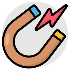 Wall Mural - Unique design icon of magnet