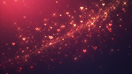 Wall Mural - red and white fireworks