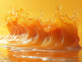 Poster - Orange Juice Wave