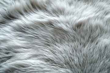 soft gray fur creating a cozy and textured background, ideal for design projects related to warmth, 