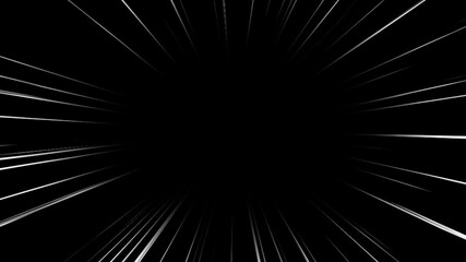 Anime speed line background animation Overlay