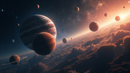 planet and space