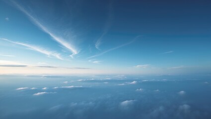Wall Mural - Sky clouds backdrop.