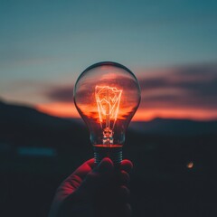 Poster - Take A Wild Guess Day Illuminating Innovation - Sunset Creativity Spark for Mindful Entrepreneurs and Digital Visionaries in Emerging Tech Landscape