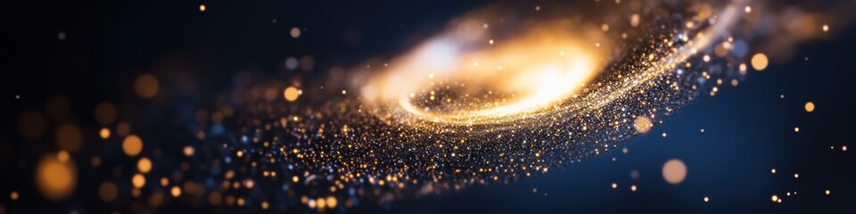 Fototapete - Galactic Data Flow Luminous Quantum Visualization of Digital Intelligence - Cutting-Edge AI Analytics Transforming Big Data into Cosmic Computational Insights