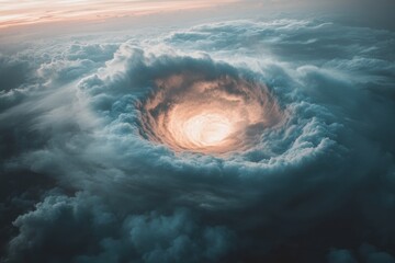 Poster - Atmospheric Disruption Immersive Climate Science Visualization Revealing Dramatic Hurricane Eye Dynamics in High-Resolution Meteorological Data