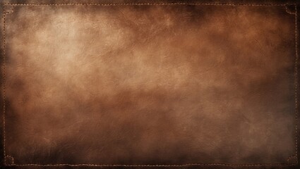 Aufkleber - Background featuring a brown grunge effect from distressed leather