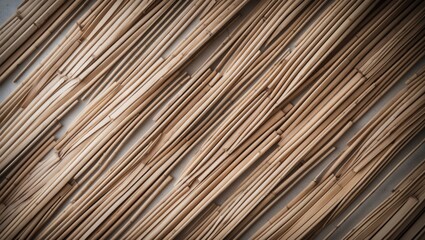 Traditional handcraft weaving pattern nature backdrop texture wicker surface for furniture material.