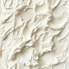 Aufkleber - Creamy texture of whipped frosting on a cake beautifully crafted with swirls and peaks