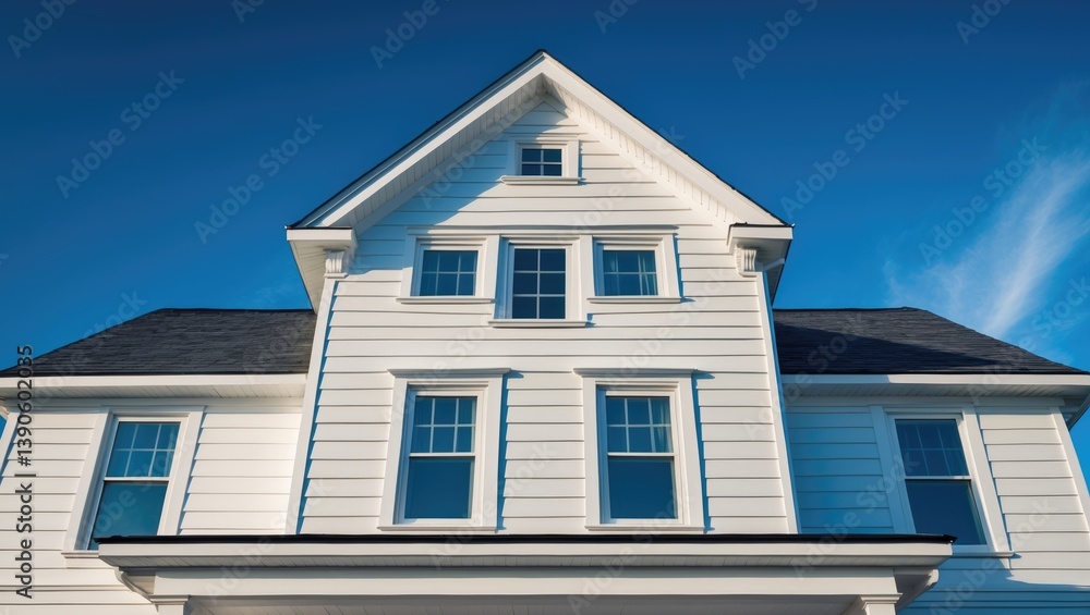 Curated visual reference: Picture Idea: White Wood Accents Along Roof Lines And Above Windows Feature
