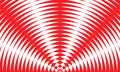 Aufkleber - abstract red rhombus arc line pattern background, banner, poster.