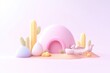 © MAKASIHMAS SIDNEY - Pastel Desert Scene
