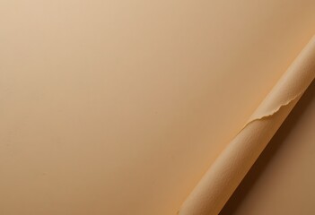 Aufkleber - Brown Paper Texture, Close-up View. Warm, Earthy Tones Suggest Simplicity. Curled Edge Adds Depth, Perfect For Crafts. Packaging Or Art Projects Use This Natural Paper.
