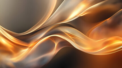 Wall Mural - abstract colorful waves of light and shadow intertwining, creating a dynamic visual experience. lumi