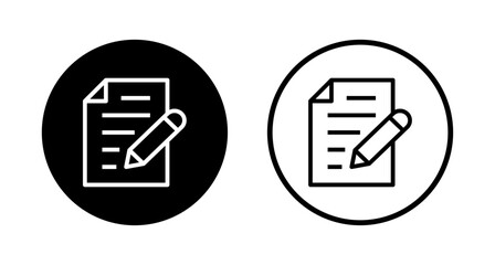 Note icon logo design. notepad sign and symbol