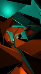 Wall Mural - abstract background glowing wave pattern lines. neon energy texture. animation seamless loop. luxury