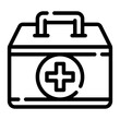 © afif - first aid kit line icon