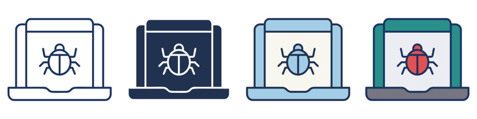Debugging Icons Collection – Multiple Vector Styles Included