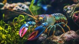 Lobster in Aquarium