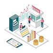 © SHAHADAT - Banking and finance isometric illustration