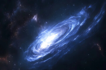 Wall Mural - space nebula and galaxy