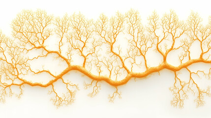 Abstract golden tree branch pattern.