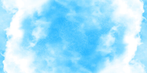 Wall Mural - blue sky with white clouds in sunny weather .blue sky vector .white cumulus clouds formation in blue
