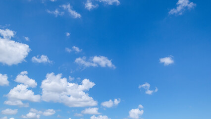 Wall Mural - clear blue sky background,clouds with background, blue sky background with tiny clouds. white fluffy