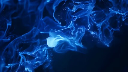 Wall Mural - Abstract Cosmic Energy Flow in a Dark Void