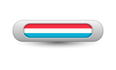 Wall Mural - Luxembourg flag, button, badge