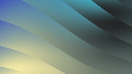 Wall Mural - Abstract Blue and Green Wavy Gradient Background