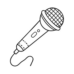 Wall Mural - karaoke mic icon, karaoke mic vector illustration-simple illustration of karaoke mic, perfect for ka